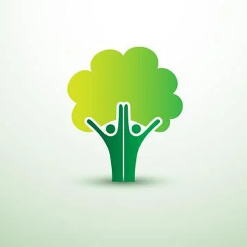 Humanl tree Stock Illustration