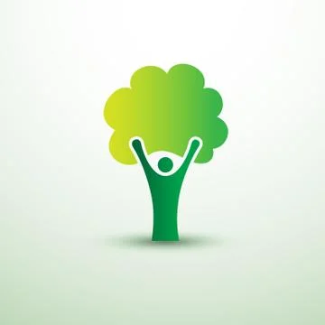 Humanl tree Stock Illustration