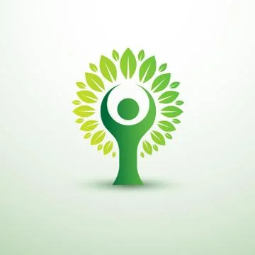 Humanl tree Stock Illustration