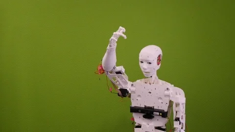 Humanoid robot Stock-Footage 118242312