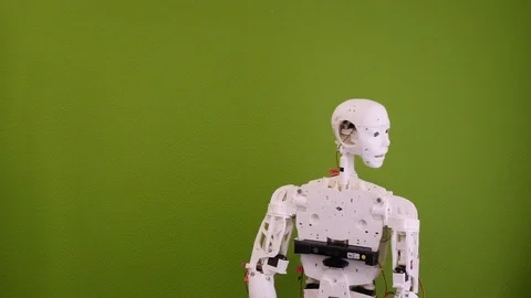 Humanoid robot Stock Footage 118242338