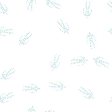 Humanoid robot glyph seamless pattern Stock Illustration