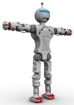 Humanoid robot 스톡 일러스트