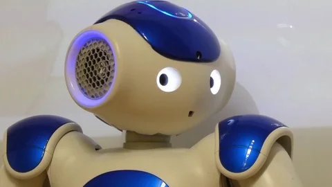 Humanoid robot looking Stock-Footage 70868263