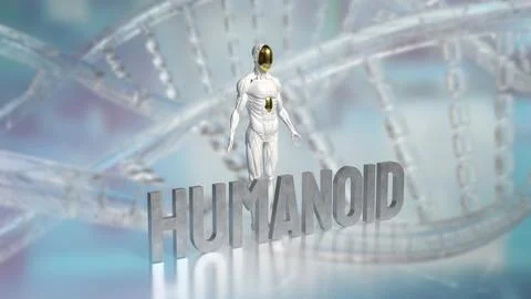 The Humanoid for Technology and sci concept 3d Rendering. Stock Photos