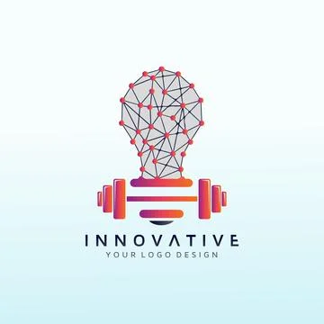 Humans and machines vector logo design idea. Stock Illustration