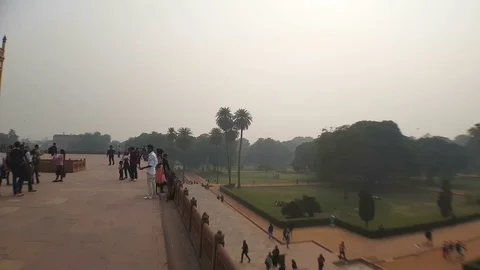 Humayun tomb complexs 스톡 동영상 87125611