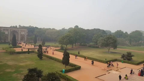 Humayun tomb Stock Footage 87128218