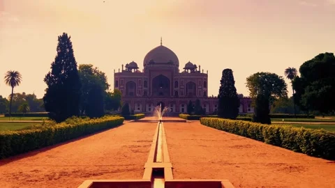 Humayun Tomb Stock Footage 308318246