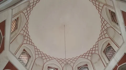 Humayun tomb inner Video stock 87127928