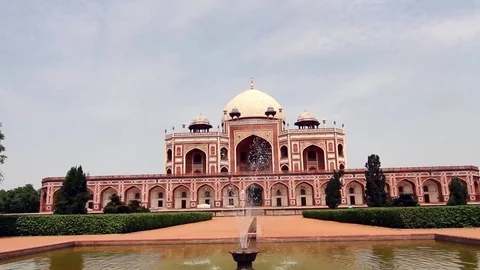 Humayuns Tomb 1 Video stock 76929658