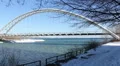 Humber Bay Arch Bridge Toronto 1 HD Footage