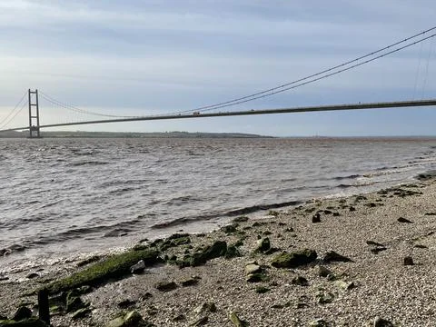Humber Bridge in Hull Stock Photos