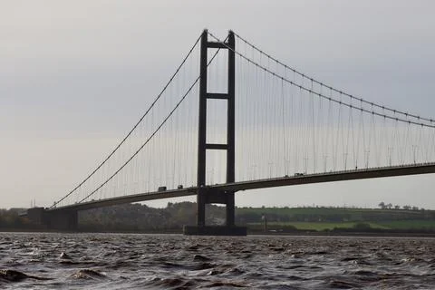Humber Bridge in Hull Stock Photos