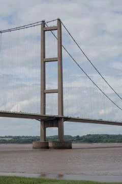 Humber Bridge Single Tower Stock Photos