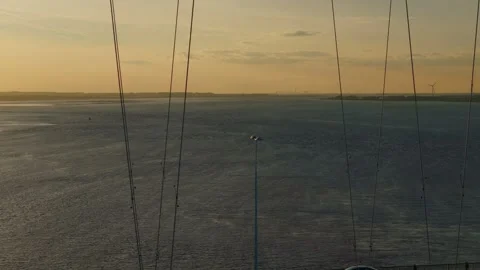 Humber Bridge Sunset 265 Encoding 2023 V1-0064 prob3 Stock Footage 253385080
