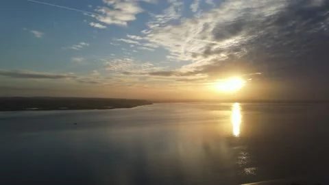 Humber bridge sunset Stock Footage 238012274