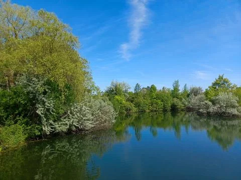 Humber riber in summer Stock Photos