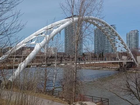 Humber River Arch Bridge Stock Photos