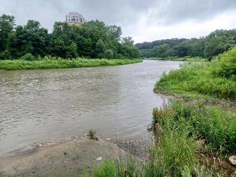 Humber River salmon cascade Stock Photos
