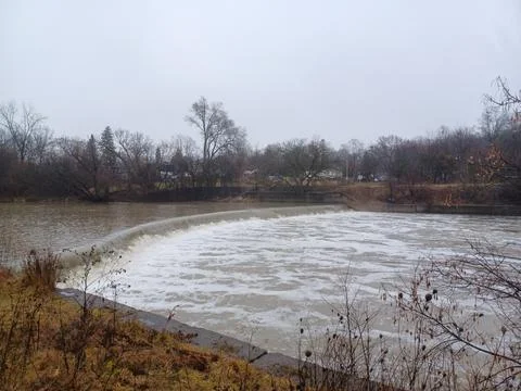 Humber River salmon cascade Stock Photos