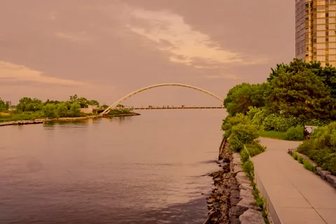Humber River Timelapse Stock Footage 134014002