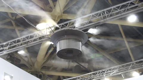 Humidification and evaporative cooling system 库存影片 88077034