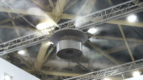 Humidification and evaporative cooling system 库存影片 88693557