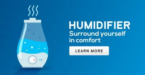 Humidifier air diffuser icon. Purifier microclimate ultrasonic home flat icon Stock Illustration