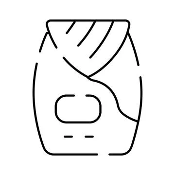Humidifier air purifier aroma diffuser line icon Stock Illustration