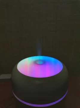 Humidifier with colored lightning Stock Photos