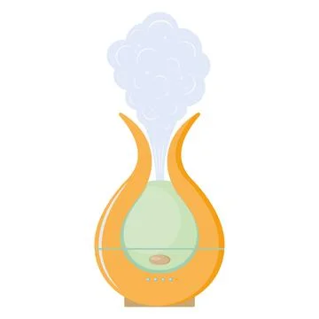 Humidifier device, color isolated vector illustration Stock Illustration