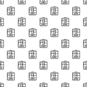 Humidifier flat line seamless pattern background Illustrazione stock