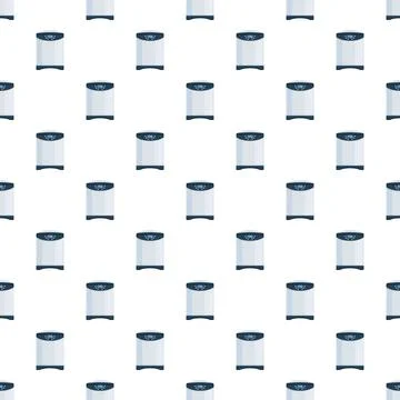 Humidifier house appliance repeating pattern background イラスト素材