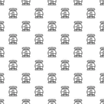 Humidifier producing mist seamless pattern vector illustration イラスト素材