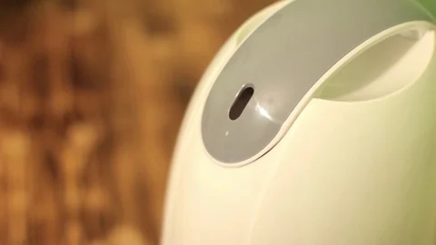 The humidifier is in the room Stock Footage 71297906