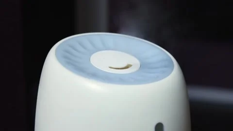Humidifier with steam Stock Footage 232088834