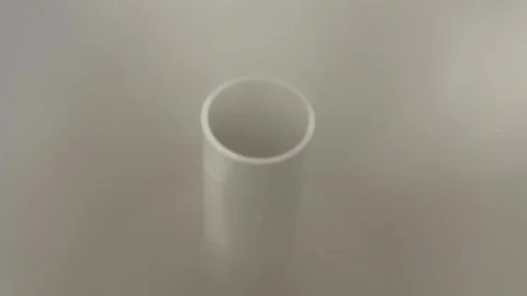 Humidifier tube releasing steam in close up, air moisture and vapor flow Stock Footage 337118053