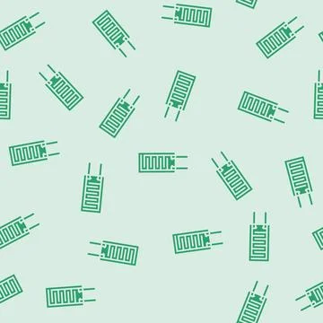 Humidity sensor module glyph seamless pattern Stock Illustration