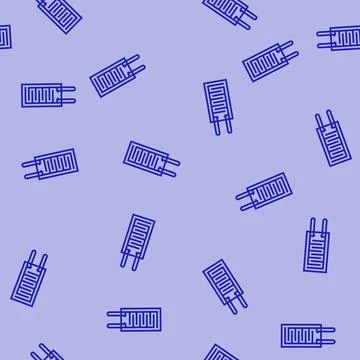 Humidity sensor module line seamless pattern イラスト素材