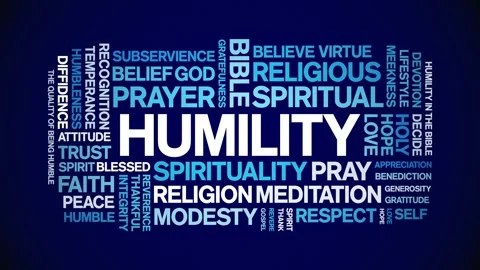 Humility animated word cloud,animation t... | Stock Video | Pond5