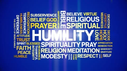 Humility animated word cloud,animation t... | Stock Video | Pond5