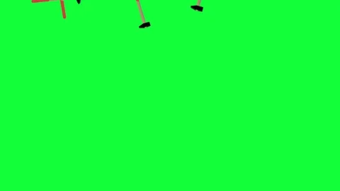 Hummer tools falling animation on green screen chroma key , graphic elements Stock Footage 129494432
