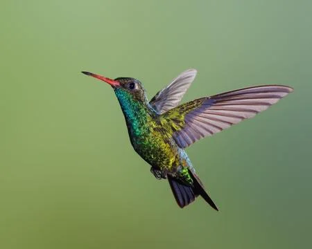 Hummingbird flying 스톡 사진