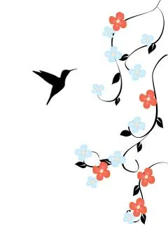 Hummingbird Stock Illustration