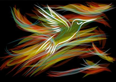 Hummingbirds Stock Illustration