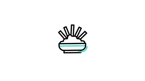 Hummus Animated Icon Stock Footage 320342819