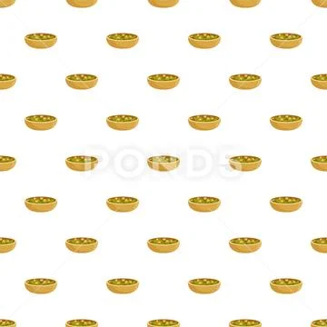 Hummus bowl seamless pattern creating backdrop design 스톡 일러스트