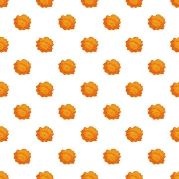 Hummus chickpea dip pattern seamless illustration イラスト素材
