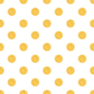 Hummus chickpeas sauce seamless pattern food background イラスト素材